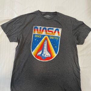 Fifth Sun NASA Logo Tee in Gray